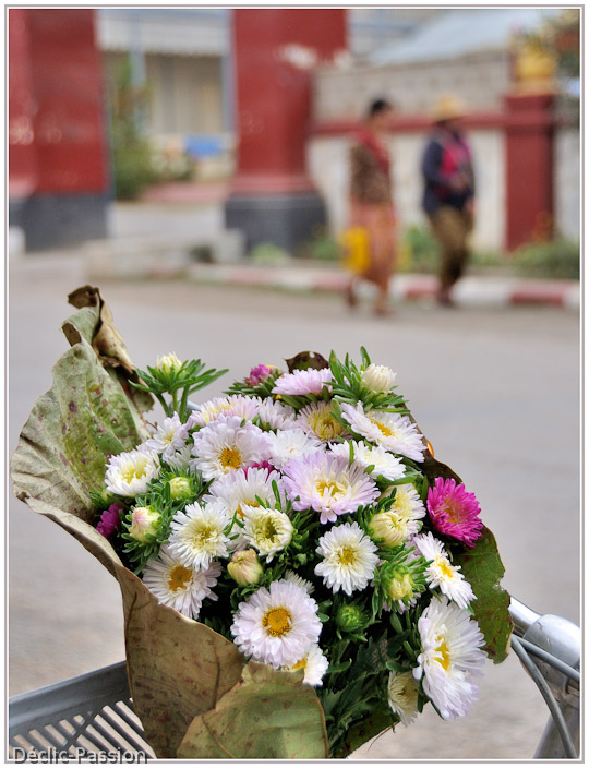 Un joli bouquet destiné à la pagode