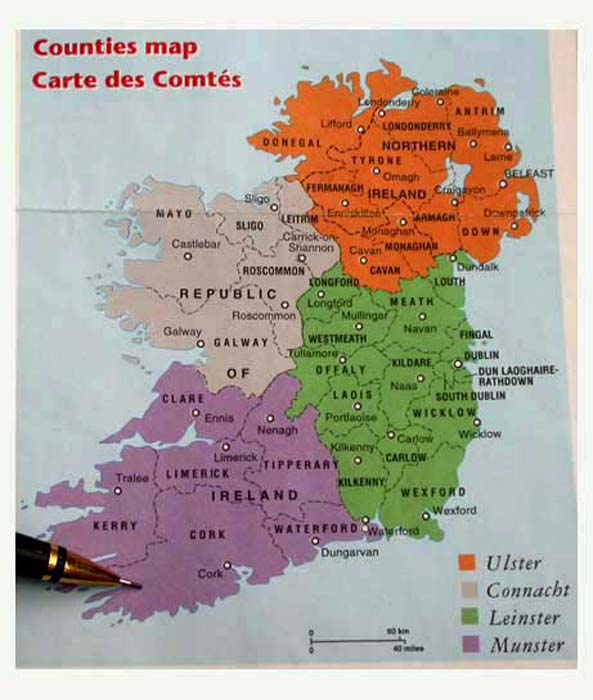 a map ie beara