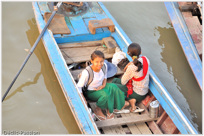 En route pour traverser le fleuve