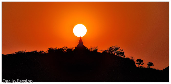 17h30,  en vue de Bagan