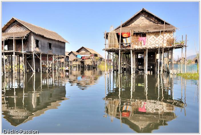 Le lac Inle est habité par les 